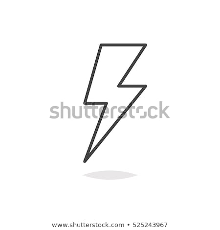 Zdjęcia stock: Lightning Single Icon