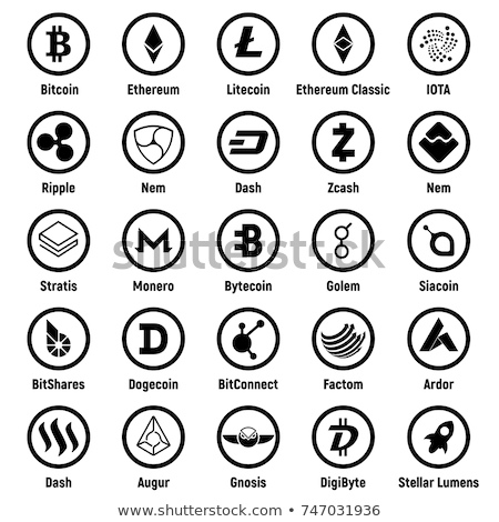 ストックフォト: Bytecoin - Cryptocurrency Logo