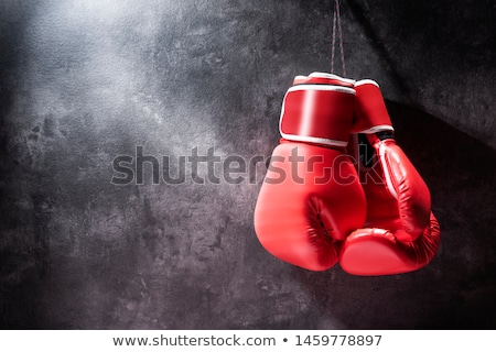 Foto stock: Pair Of Black Boxing Gloves