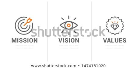 Stock photo: Business Mission Concept Landing Page