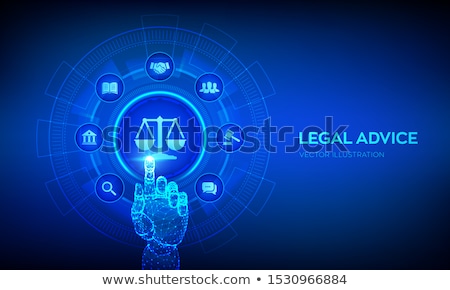Stock fotó: Legal Services Concept Vector Illustration