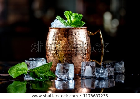Stock photo: Moscow Mule Cocktail In Mug