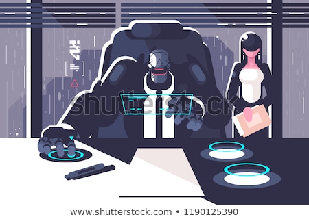 [[stock_photo]]: Electric Future Droid