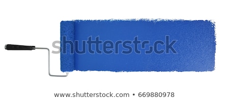 Foto stock: Olo · de · pintura · azul