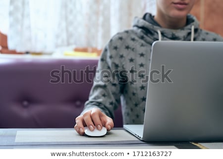 Stock foto: Student Behind Laptop