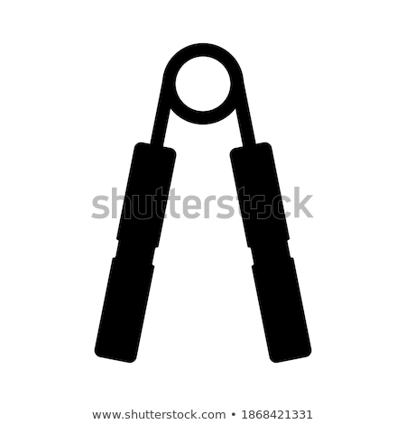 Foto stock: Object On White - Hand Flex