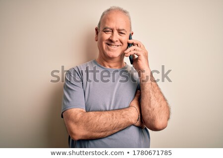 Stock fotó: Casual Man Speaking On The Phone