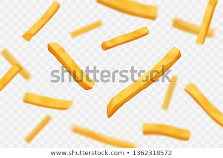 Foto stock: Heap Of French Fries
