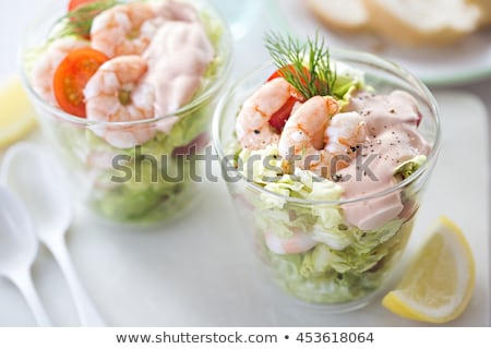 ストックフォト: Fancy Shrimp Cocktail Appetizer