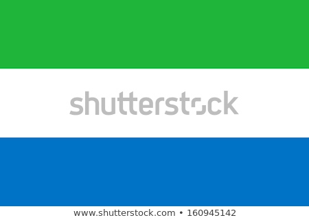 Stock photo: Sierra Leone Flag Icon