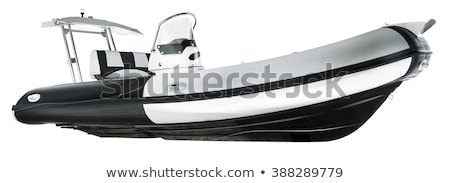 Stok fotoğraf: Rubber Motorboat