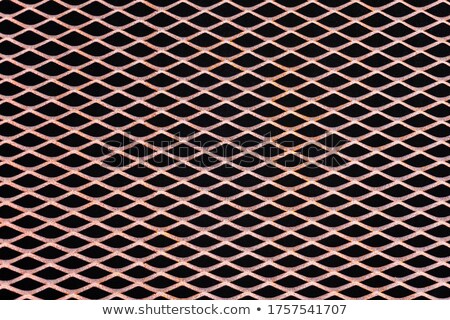 Stock fotó: Rusty Grid Background