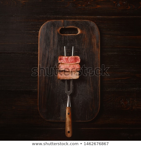 Stock fotó: Piece Of Medium Rare Steak