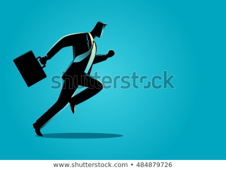 Stockfoto: Vector Business Concept With Suitcase