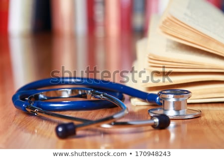 Stock photo: Open Book And Stethoscope