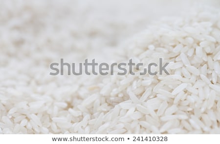 Stock photo: White Long Jasmine Rice Close Up Background