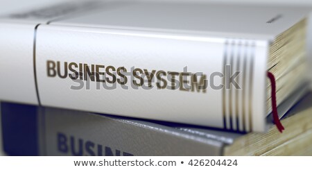 Foto d'archivio: Book Title Business System