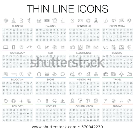 Stock foto: Etter-Icon-Set