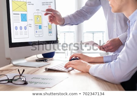 [[stock_photo]]: Web Designers Creating Mobile User Interface