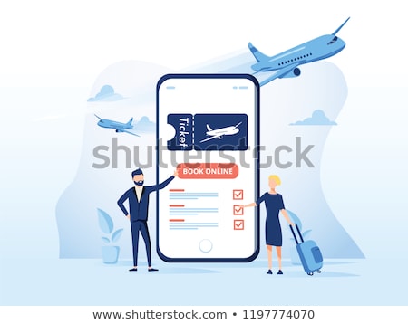 Stock photo: Internet Flight Booking