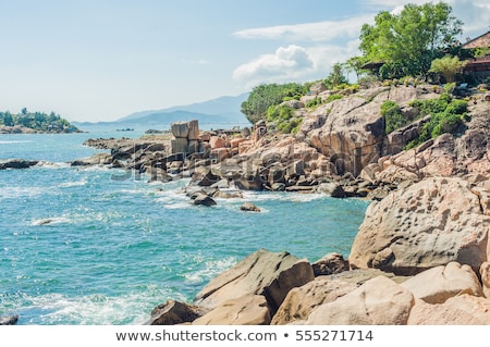 Foto d'archivio: Hon Chong Cape Garden Stone Popular Tourist Destinations At Nha Trang Vietnam