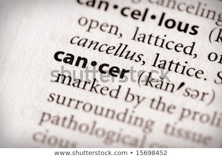 Foto stock: Cancer Dictionary Definition