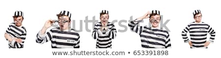 Stock photo: Funny Prison Inmate In Concept