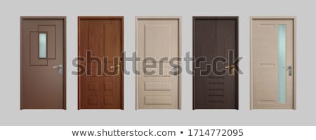 Сток-фото: Brown Door