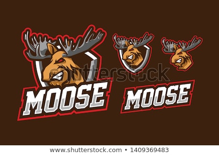 Stockfoto: Vector Moose Mascot