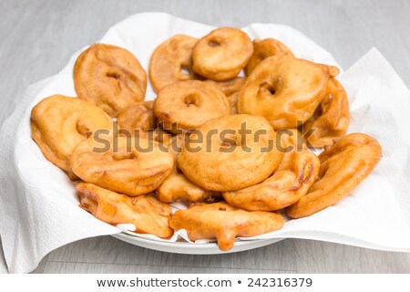 [[stock_photo]]: Fried Turnovers On White Paper Napkins