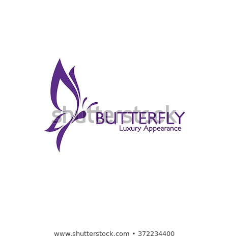 ストックフォト: Butterfly Logo Template