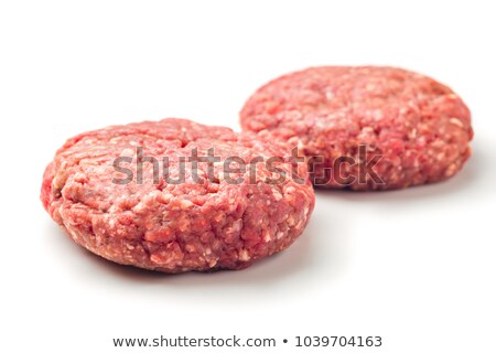 Foto stock: Fresh Burger Patty