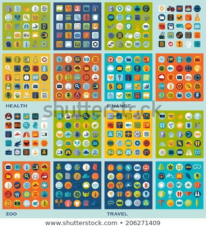 Stok fotoğraf: Tactics Icon Flat Design