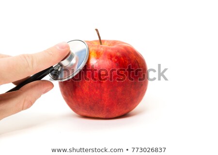 Foto stock: Hypoglycemia Medical Concept On Red Background