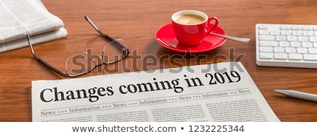 [[stock_photo]]: A Newspaper With The Headline Changes Coming In 2019