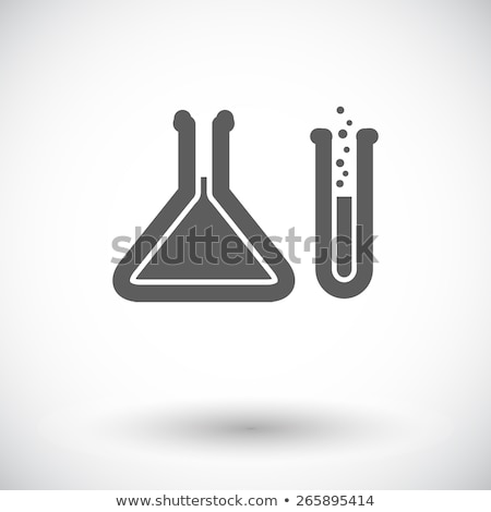 Foto stock: Chemisty Flat Icon