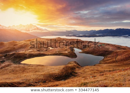 [[stock_photo]]: Mountain Lake Koruldi In Svaneti