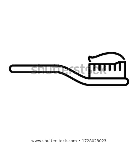 Stockfoto: Toothpaste And Brush Icon