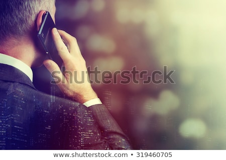 ストックフォト: Boss Chief Executive Talking On Phone In Office