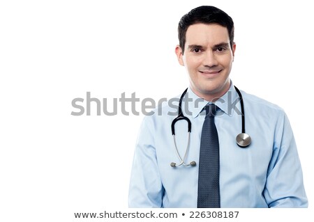 Doctor With A Stethoscope Around His Neck Foto stock © stockyimages