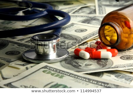 Stock fotó: Prescription Medicine And Dollar