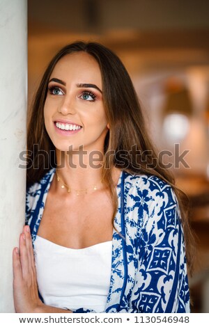 Zdjęcia stock: Striking Brunette Beauty Shot