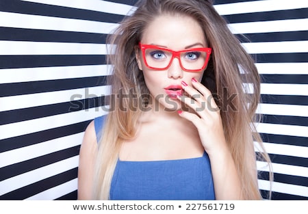 Stock photo: Beautiful Woman Nerd