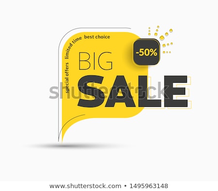 Stock fotó: Illustration Of Sale Offers