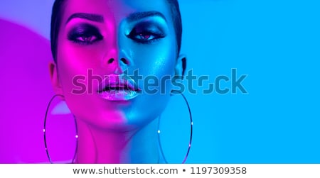 Foto stock: Fashion Model In Pink Style