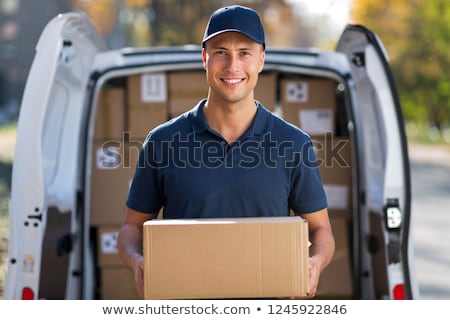 Stock photo: Smiling Delivery Man