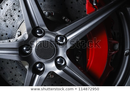 Zdjęcia stock: Super Sport Car Alloy Wheel Disc Brake