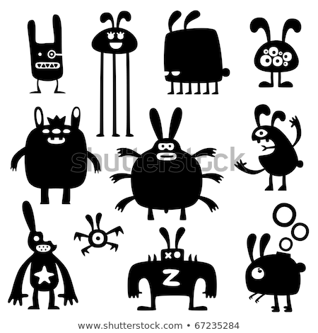 Stock photo: Crazy Rabbits Set03