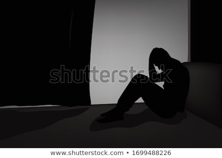 Foto stock: Young Depressed Man