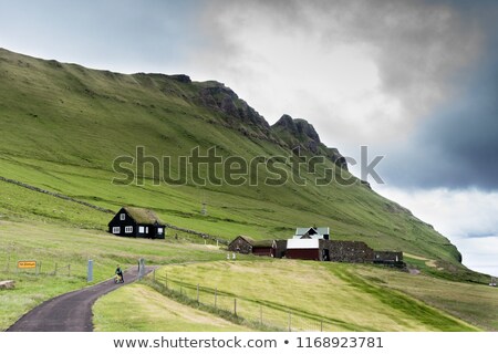 Stock fotó: Stora Dimun Island On The Faroe Islands